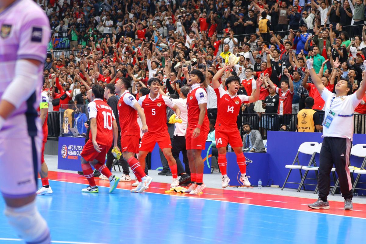 Hajar Jepang 5-3, Skuad Garuda Segel Tiket Final Futsal!