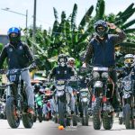 Cara Seru Puluhan Bikers Nikmati Keindahan Alam Maros