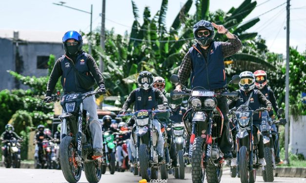 Cara Seru Puluhan Bikers Nikmati Keindahan Alam Maros
