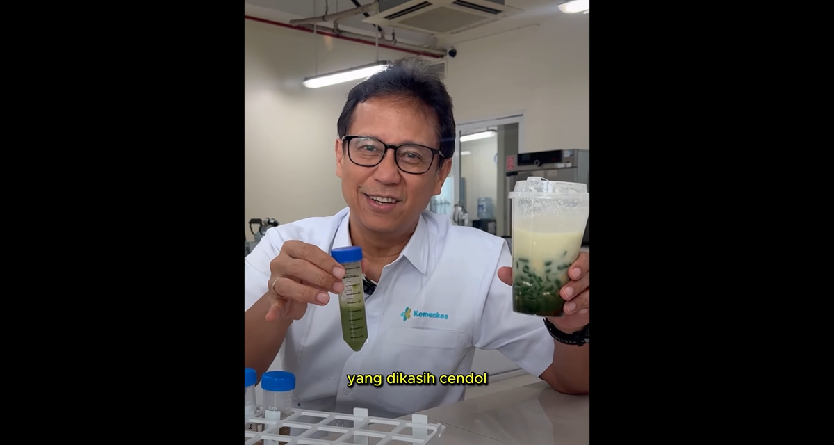 Menkes Sidak Kadar Gula Es Kopi Susu Kaki Lima