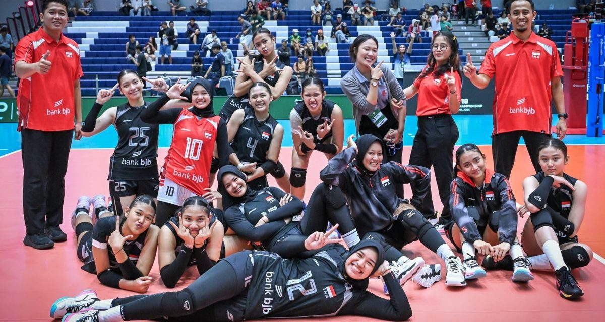 Timnas Voli Putri U18 Finis Di Peringkat 7 AVC Cup 2026
